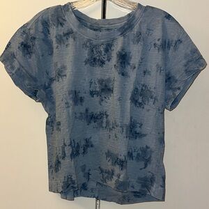 Pilcro crop Navy t-shirt